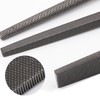 AIMALL 12" Flat Metal File Set with Soft Grip Handle,