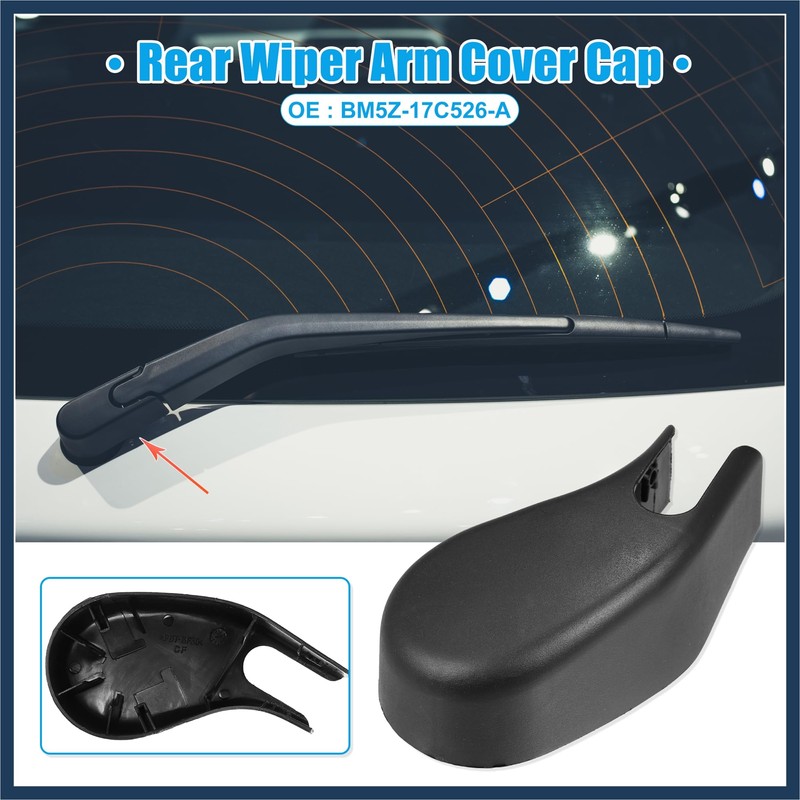 INFINAUTO Rear Windshield Wiper Arm Nut Cover Cap for Ford