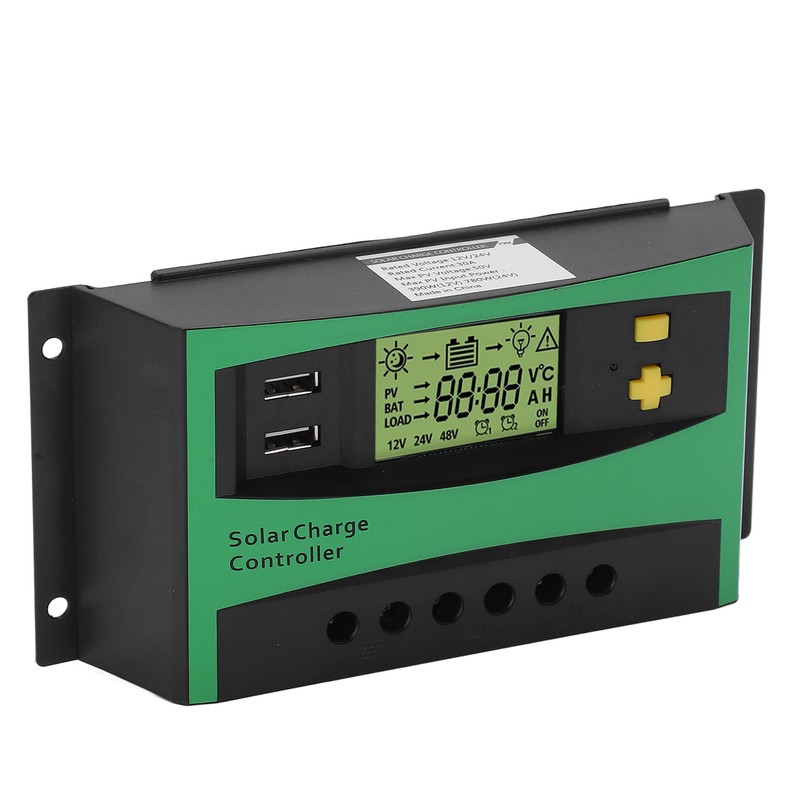 Solar Charge Controller PWM Panel Regulator 12V 24V 30A with