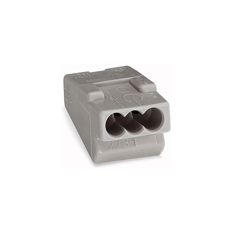 Wago 273-403 3-wire connection socket terminal 4 mm²