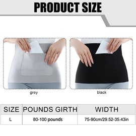 Belt Band Lumbar Warmer for Women 2 Pieces Winter Kidney Warmer Abdominal Warmer Elastic Waist Support