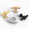 Amerdeco 10 Pack Champagne Bronze Cabinet Knobs 1.46 Inch(37mm) Single