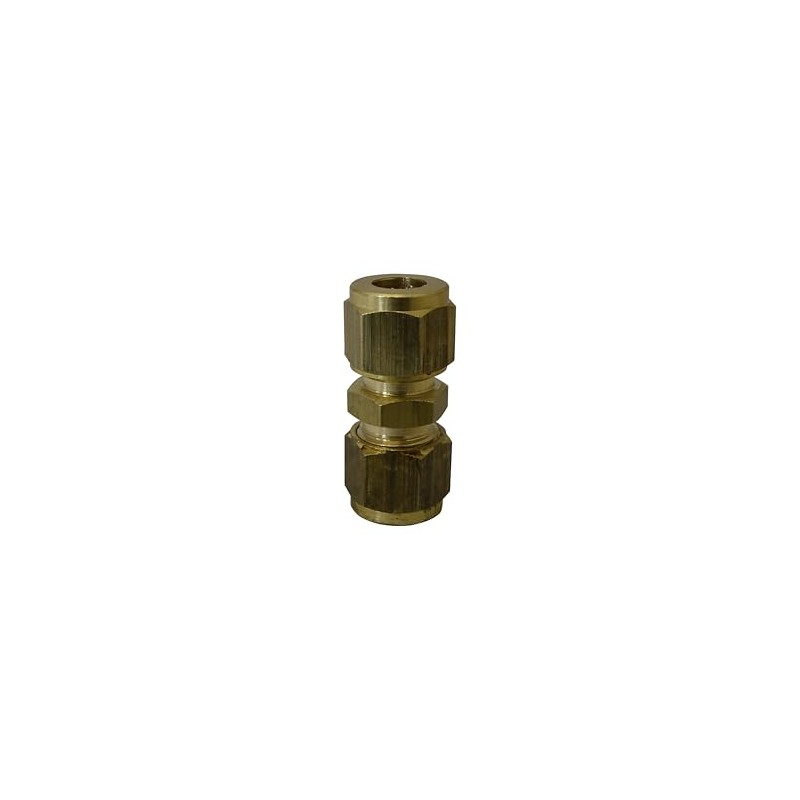 8mm Brass Compression Coupling