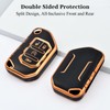 OFF WE GO for Jeep Key Fob Cover, Soft TPU