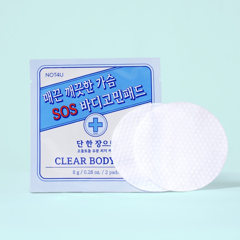 NOT4U Clear SOS Body Pad 10P - NOT4U Clear SOS