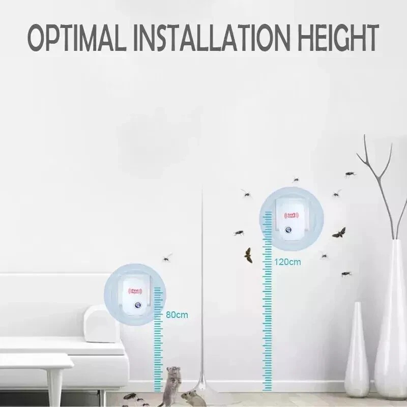 Ameribox Ultrasonic Pest Insect Rodent Repeller Electronic Plug-In Mice Rat