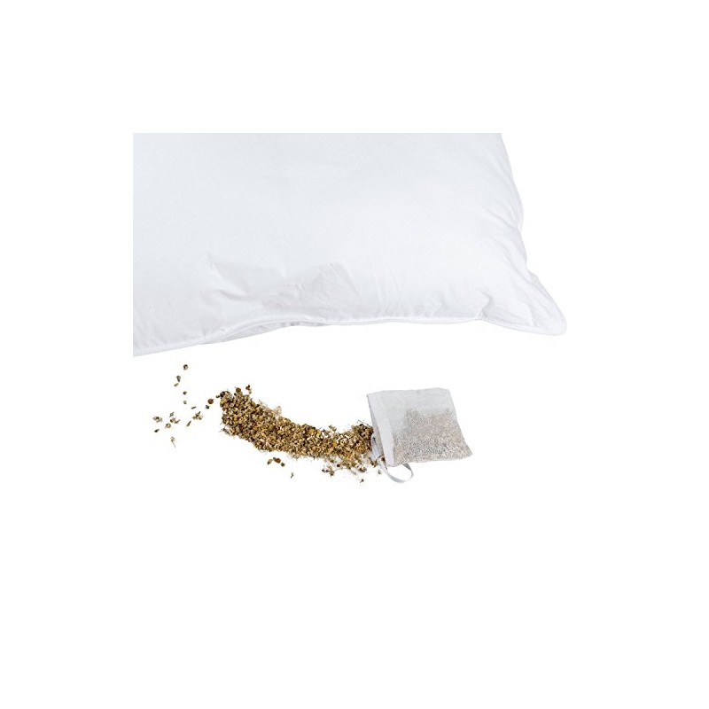 HOMESCAPES Set of 2 Dried Chamomile Pouches Refill for Aromatherapy