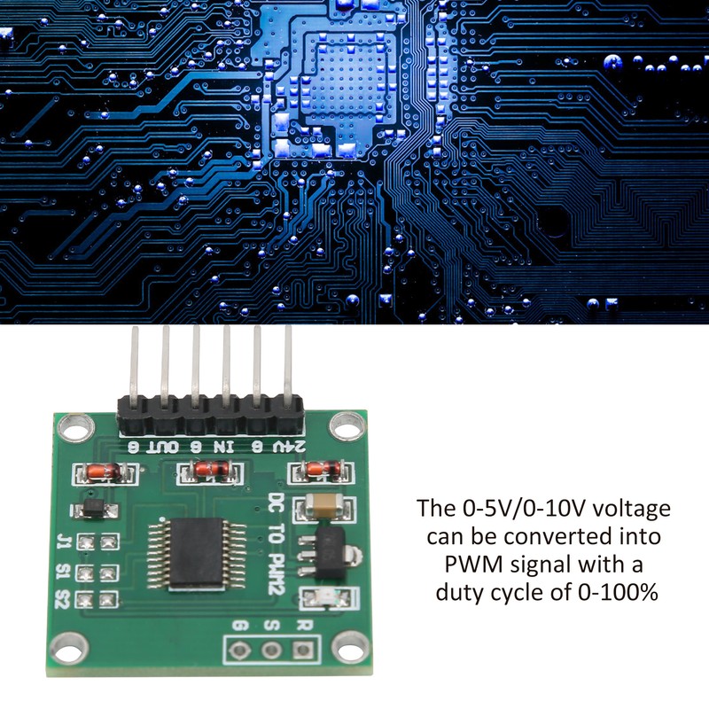 Voltage to PWM Transmitter Module Linear Conversion Board 0‑5V 0‑10V