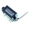 Tiardey Mechanical counter, 5-digit mechanical resettable manual hand pull counter