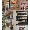 Estantes Flotantes De Acrílico Para Esmaltes De Uñas 8pcs