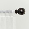 Exclusive Home Vine 1" Curtain Rod and Finial Set, Oil