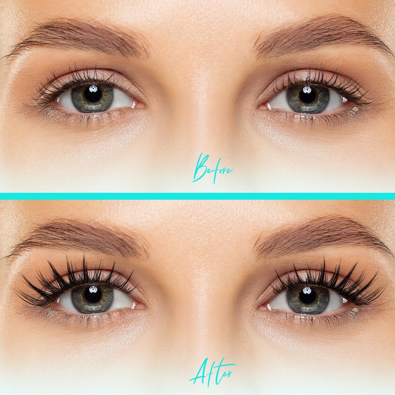Lash Clusters Manga 140Pcs Eyelash Cluster Wet Look Ultra-Thin Lash
