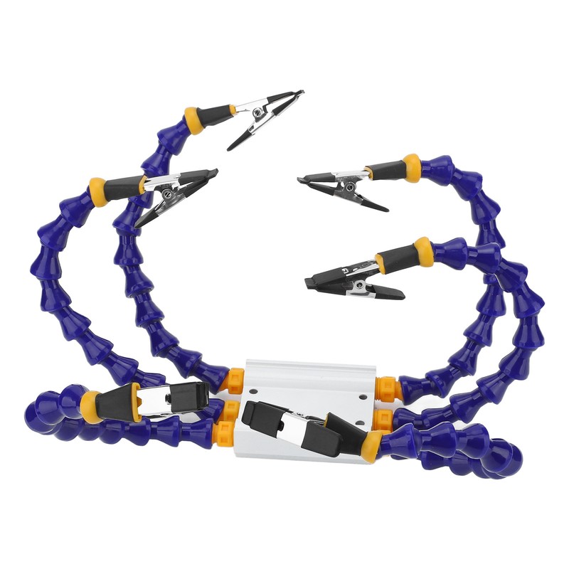 Soldering Helping Hands ABS Flexible Arm Aluminum Alloy Base Third