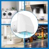 8 Inch Galvanized Steel Hooded Wall Vent with Screen and