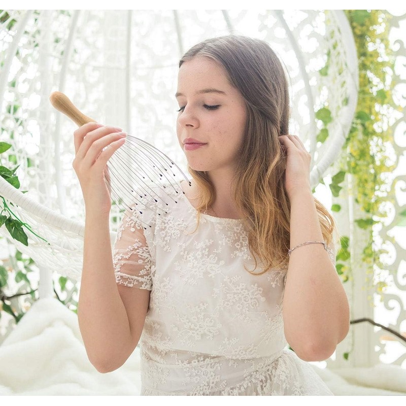 USAGA 28 Finger Head Scratcher, Massager, Scalp Massager for Body...