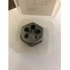 Drill America 1/2"-12 Carbon Steel Hex Rethreading Die, DWT Series