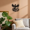 Rajukit Phoenix Wall Art, Wall Decor Metal Phoenix Rising Statue,