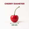 25Pcs Red Artificial Cherries, Fake Fruit Decor Simulation Cherry Model