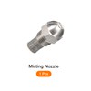 METALLIXITY Misting Nozzle (0.8mm/0.031") 1Pcs, Stainless Steel 1/4" BSPT Atomizing