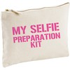 Lolmugs My Selfie Preparation Kit Make-up Bag 100% Cotton, 22x16cm,