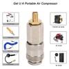 Air Inflator Adapter, 2 Pack Portable Air Compressor Adapters Heavy