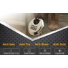10 Pack Stainless Steel Discus Padlock 4 Digit (3inch) Combination
