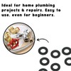 Invero® 10 Pack 13mm Rubber Hole Hose Connector Washers Sealer