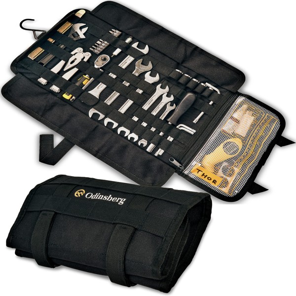 ODINSBERG Motorcycle Tool Roll Bag Tools NOT Included - Small