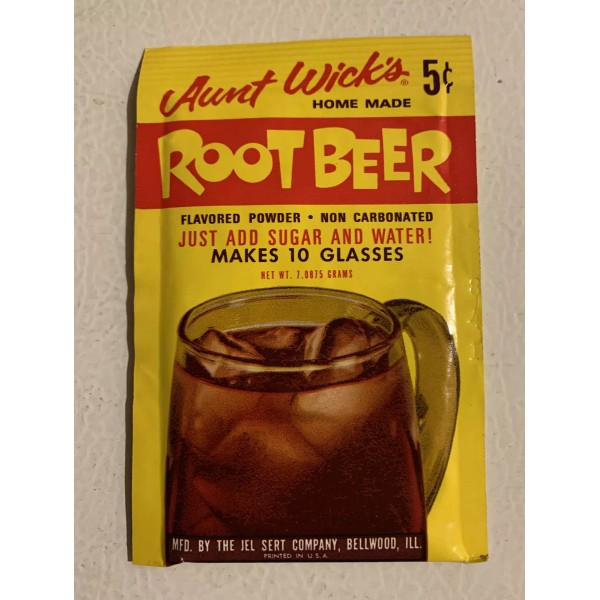 Aunt Wick’s Vintage 1960s Aunt Wick’s Root Beer Drink Mix