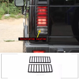 necar2020 Car Accessories Steel Taillight Protector Trim Grill Cover For Hummer H2 2003-09