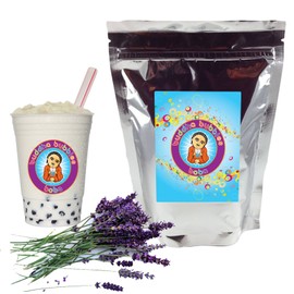 Lavender Boba / Bubble Tea Drink Mix Powder By Buddha Bubbles Boba 1 Kilo (2.2 Pounds) | (1000 Grams)