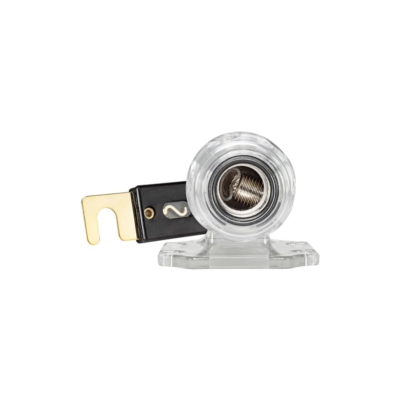 tomzz Audio 5800-032 ANL Fuse Holder Satin Nickel for Cables