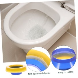 Operitacx Toilet Bowl Seal Ring High Elasticity Gasket for Bathroom Easy Installation Prevents Leakage Odors Compatible with Standard Toilets
