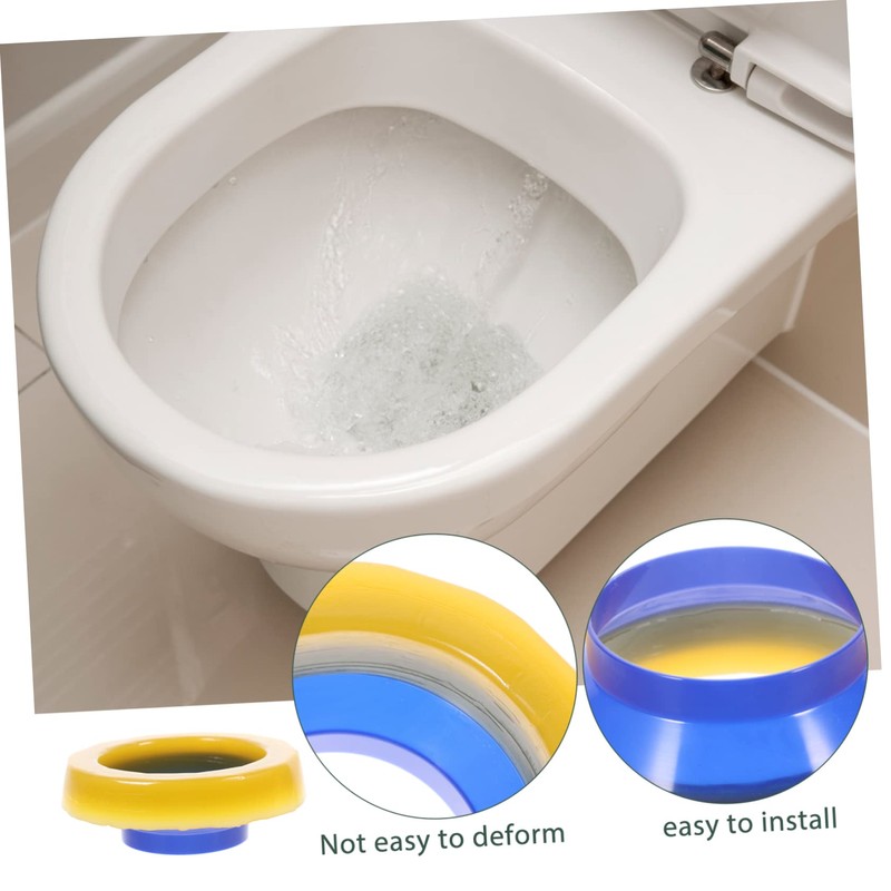 Operitacx Toilet Bowl Seal Ring High Elasticity Gasket for Bathroom