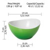 omada Design Set of 3 Plastic Bowls, Two-Tone, 40 cl,