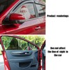 LOMIMOS 2PCS Christmas Car Rear Window Sticker,PVC self-Adhesive Surprised Santa
