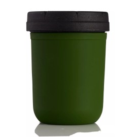 Mason silicone sleeve mason jar With Child Resistant Lid 8oz Mason Jar Included