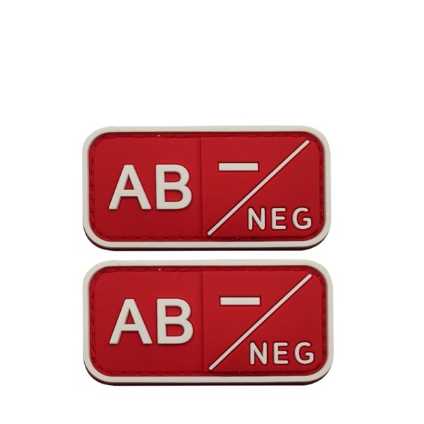 Yanxiangfa 2 PCS Mini AB Emergency Negative Patch PVC (red)