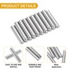 sourcing map 25 Pcs 5mm x 25mm Shelf Pins, Shelf
