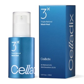 Celadix Triple Triple Retinol Acne Wash Peel Antibacterial Pore Acne Bacteria, 1 ea, 30ml / 셀라딕스 트리플 트리플 레티놀 아크네 워시 필 모공 아크네스균 항균, 1개, 30ml