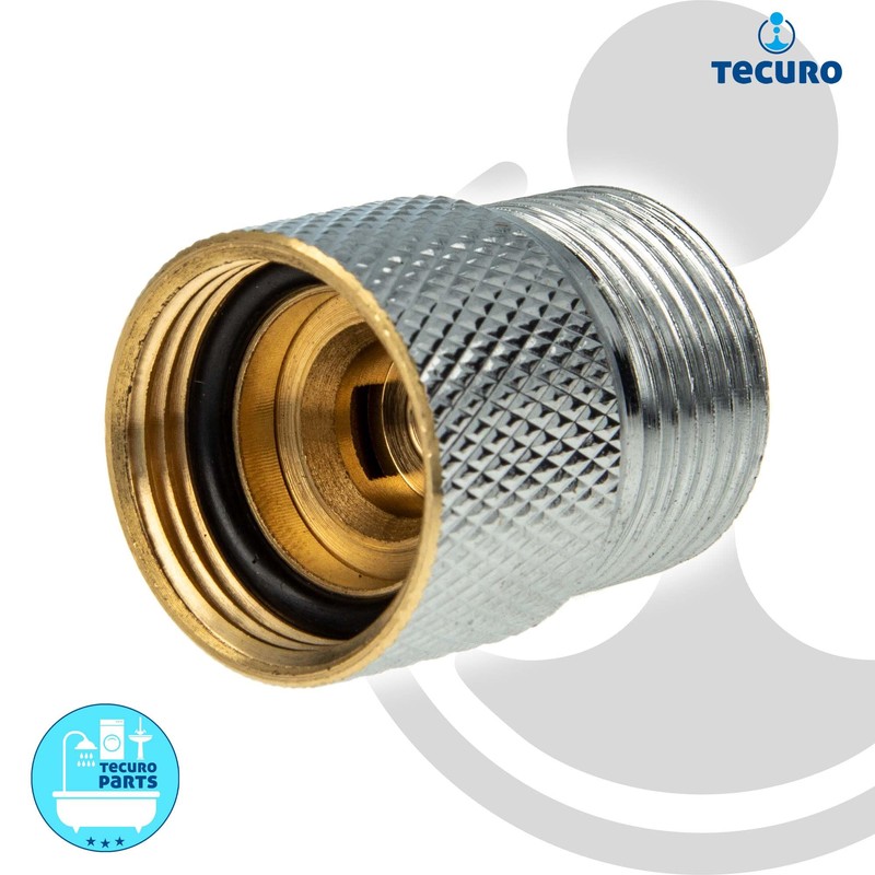 tecuro -56505 Brass Hose Burst Protection for Washing and Dishwasher