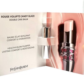 Yves Saint Laurent YSL Yves Saint Laurent Rouge Volupte 02 Candy Glaze Double Care Balm Mini Travel