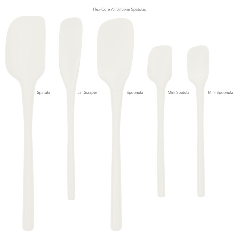 Tovolo Flex-Core® All Silicone Spatula Set of 5 for Meal
