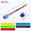 APIELE 16mm 12V Momentary Speaker Horn Push Button Toggle Switch