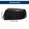 ROWORKX 2pcs Top Half Mirror Covers Compatible with 2015-2019 Chevy