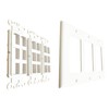 DIYTECH Keystone Wall Plate, 18 Port Keystone Jack Wall Plate,