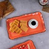 LEHAHA Melamine Serving Tray/Platters Set of 2, 17.5" x 10",