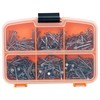Netzerkoz 500 Pieces Wooden Nail Set, 5 Art Nail Sets,