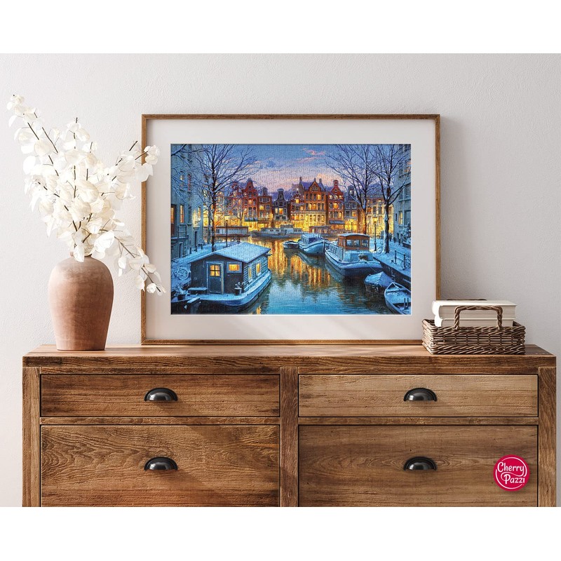 Cherry Pazzi Puzzle 1000 Pieces Amsterdam la Nuit