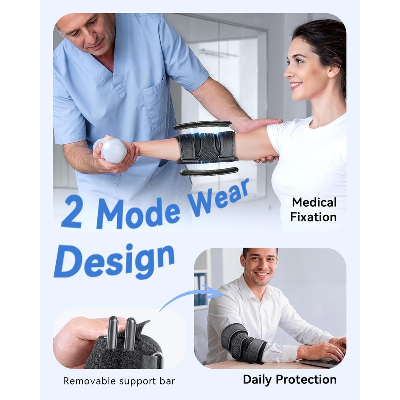 Upgraded Cubital Tunnel Elbow Brace for Women and Men,Elbow Splint-M